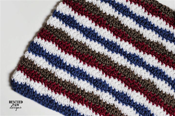 Pretty Crochet Wavy Baby Blanket Pattern