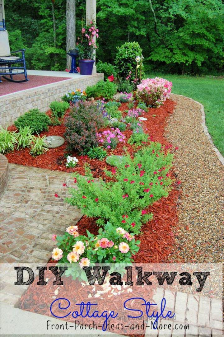 Pretty DIY Gravel Walkway