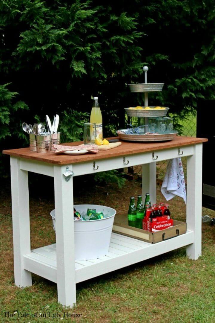 Quick to Make Outdoor Buffet