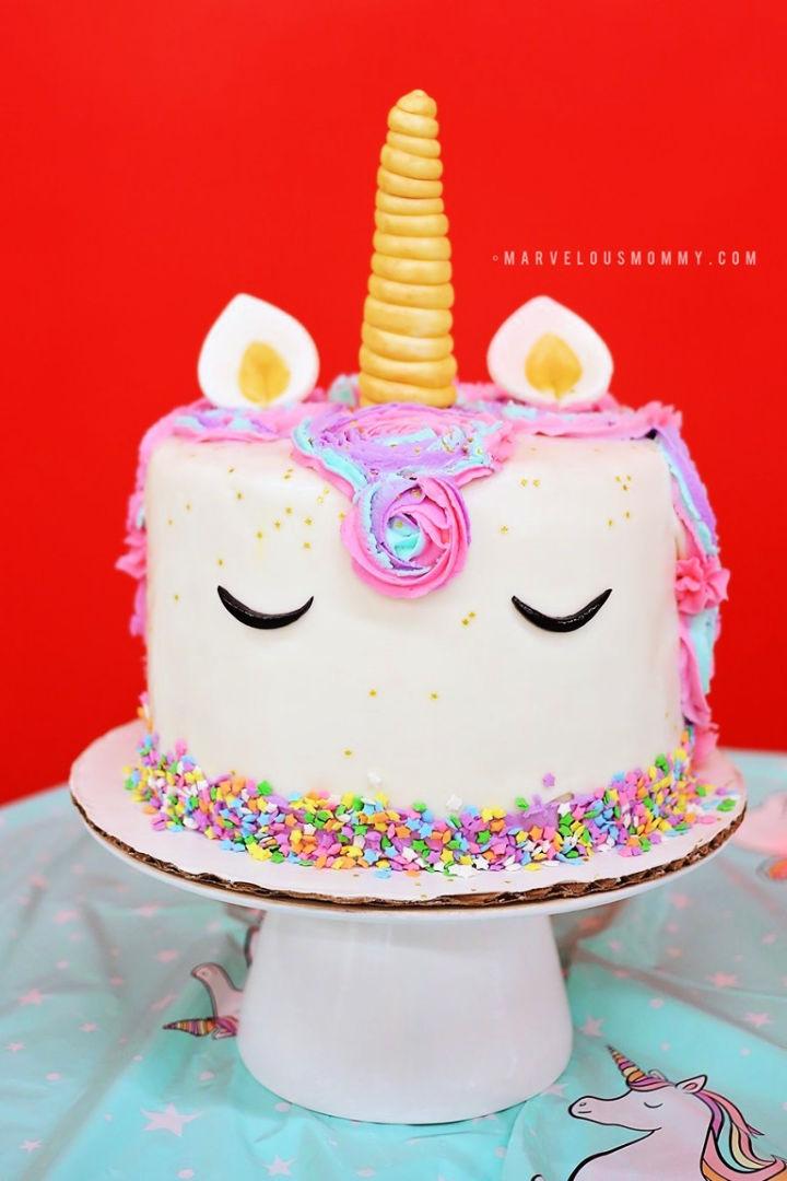 Rainbow Unicorn Birthday Cake Ideas