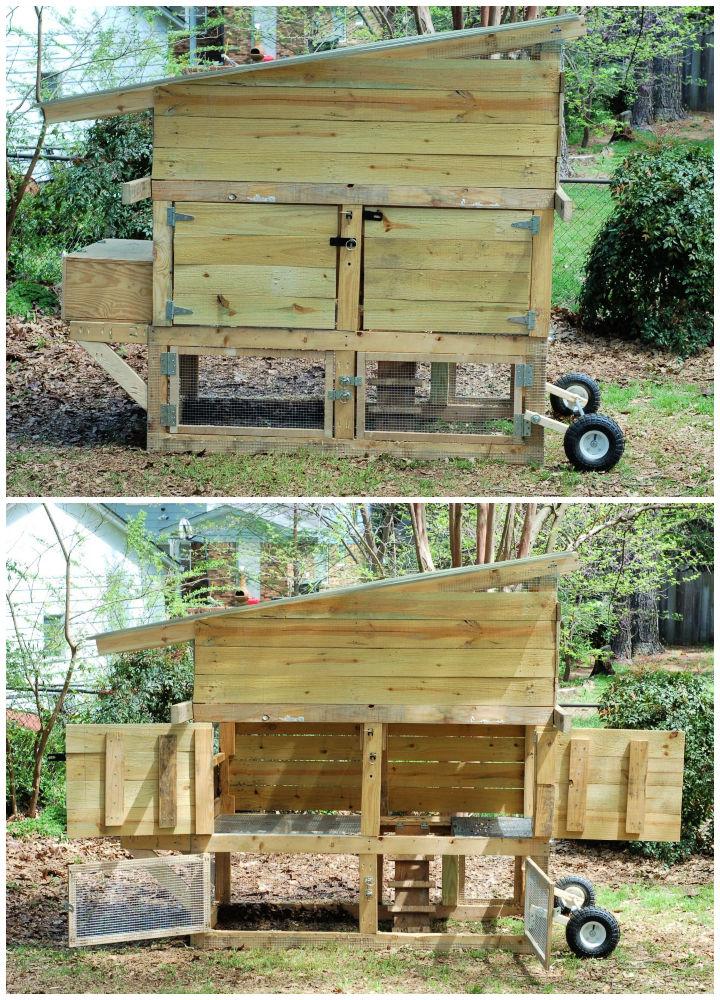 Make a Recycled Wood Chicken Tractor