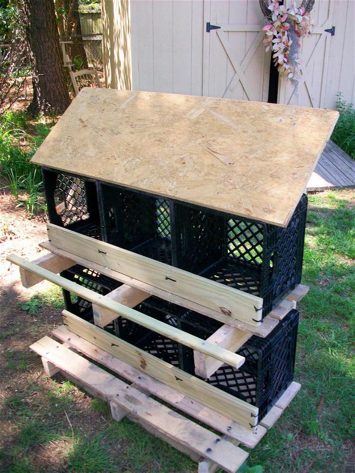 Recycling Crates Chicken Nesting Box