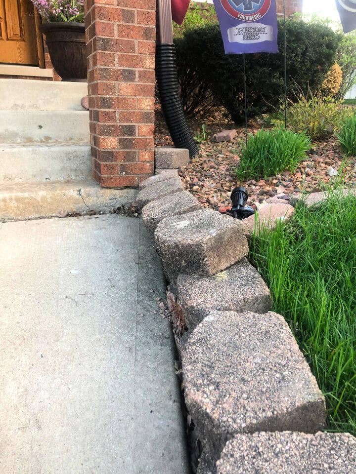 Retaining Wall Bricks from Leaning Without Mortar