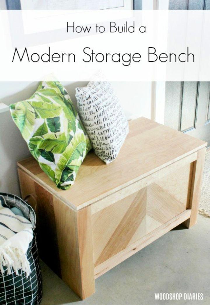 Making a Rustic Storage Bench With Plywood
