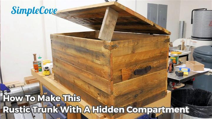 Rustic Trunk With a Hidden Compartment