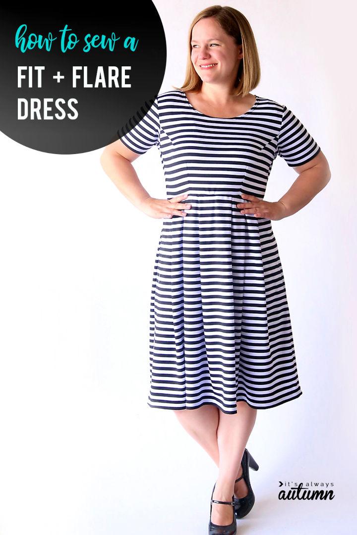 Sew The Perfect Knit Fit Flare Dress