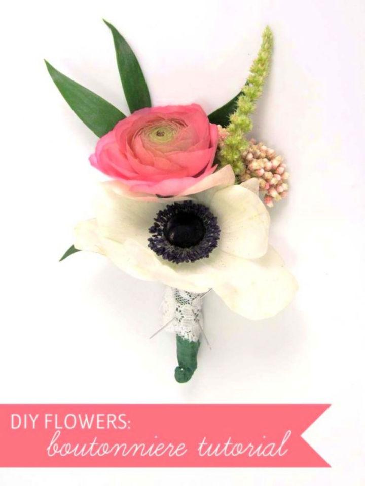 Make Your Own Boutonniere 