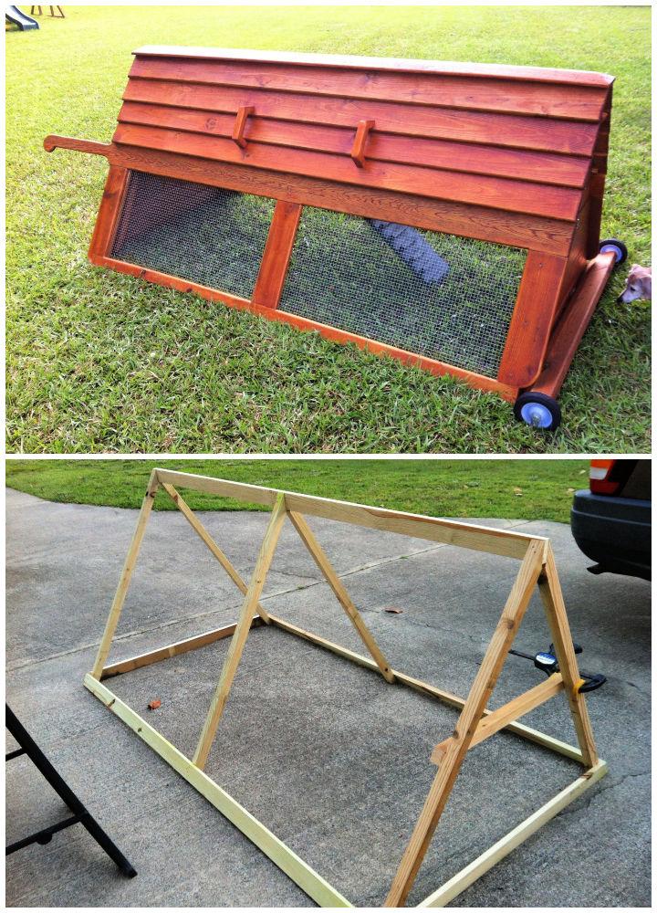 A-Frame Small Mobile Chicken Tractor