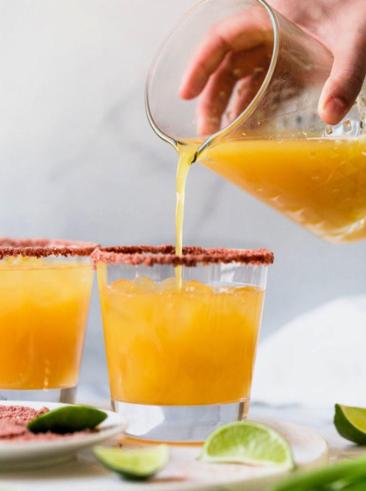 Smoky Mango Mezcal Margaritas