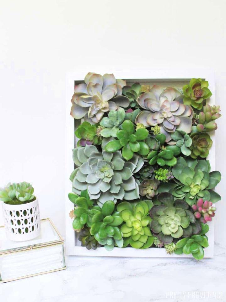 Succulent Shadow Box Tutorial