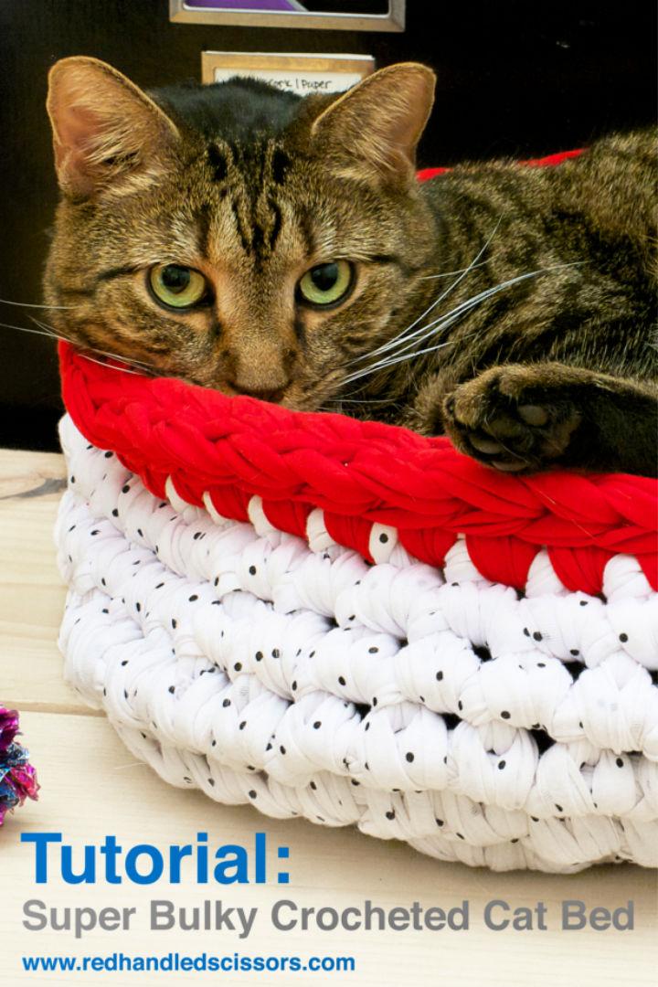 Super Bulky Crochet Cat Bed Pattern