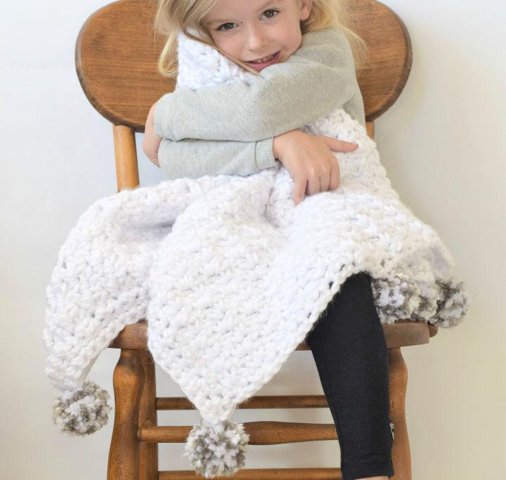 Crochet Loft POM Baby Blanket Pattern