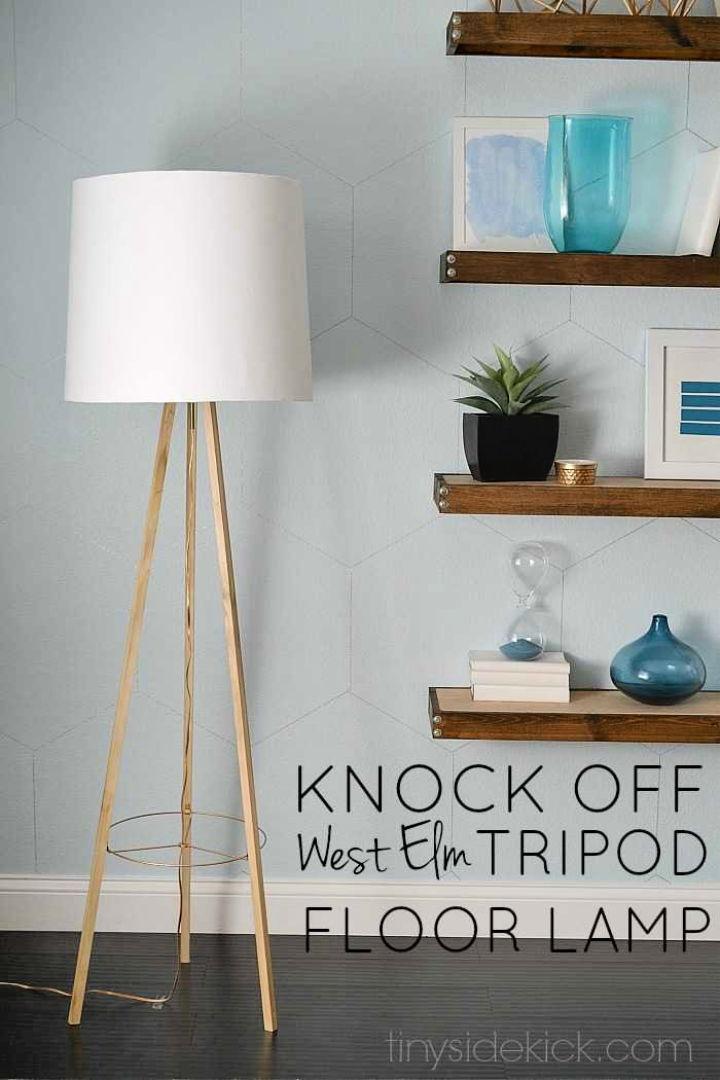 DIY West Elm Inspired Floor Lamp