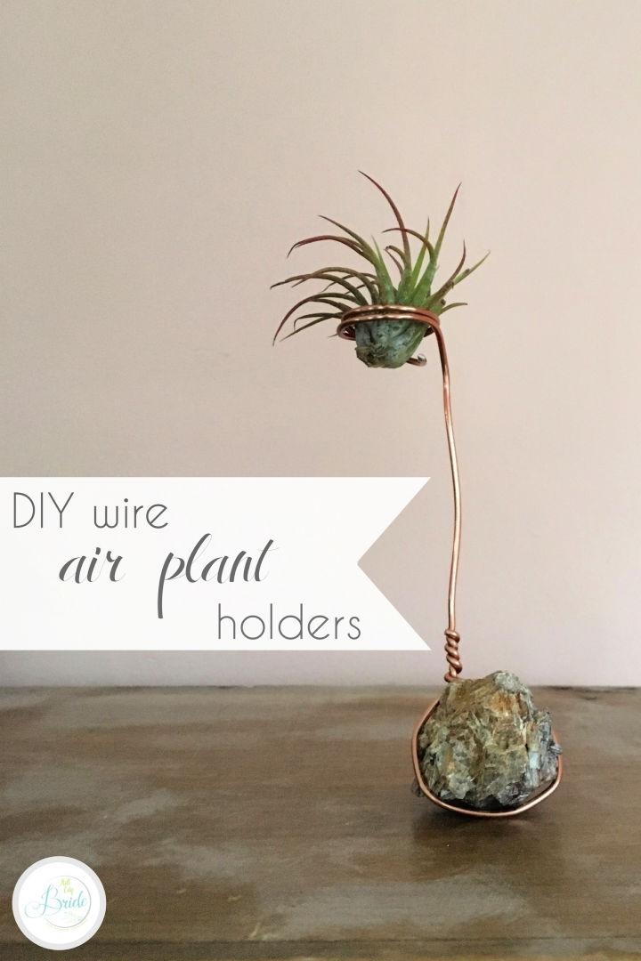 DIY Wire Air Plant Holders