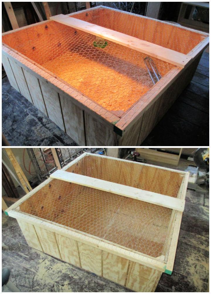 Wooden Brooder for Chicks