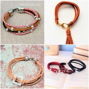 free diy leather bracelet patterns