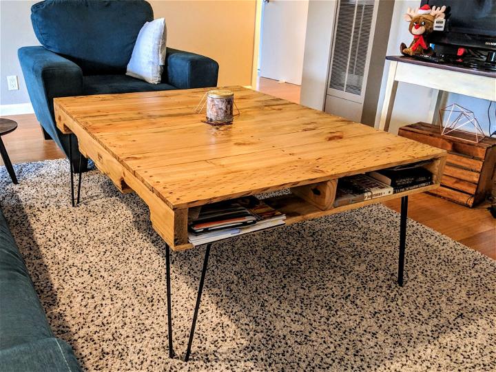 1 Hour Pallet Coffee Table Plans