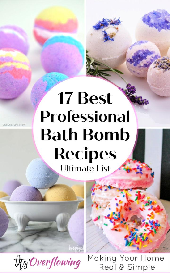 17 Best Professional Bath Bomb Recipe