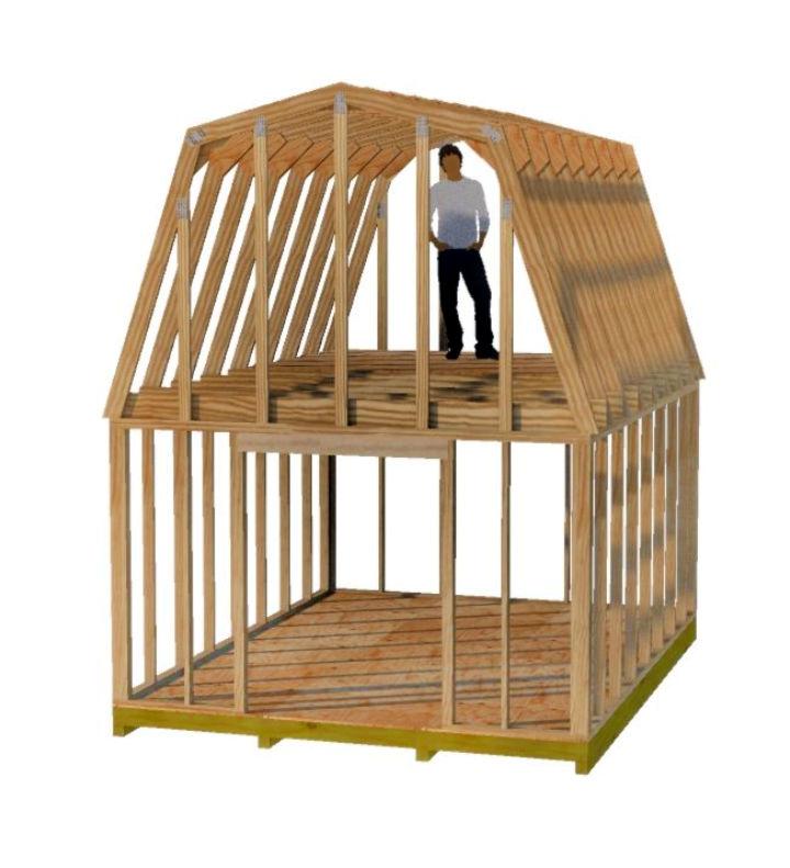 Free 2 Story Shed Plans
