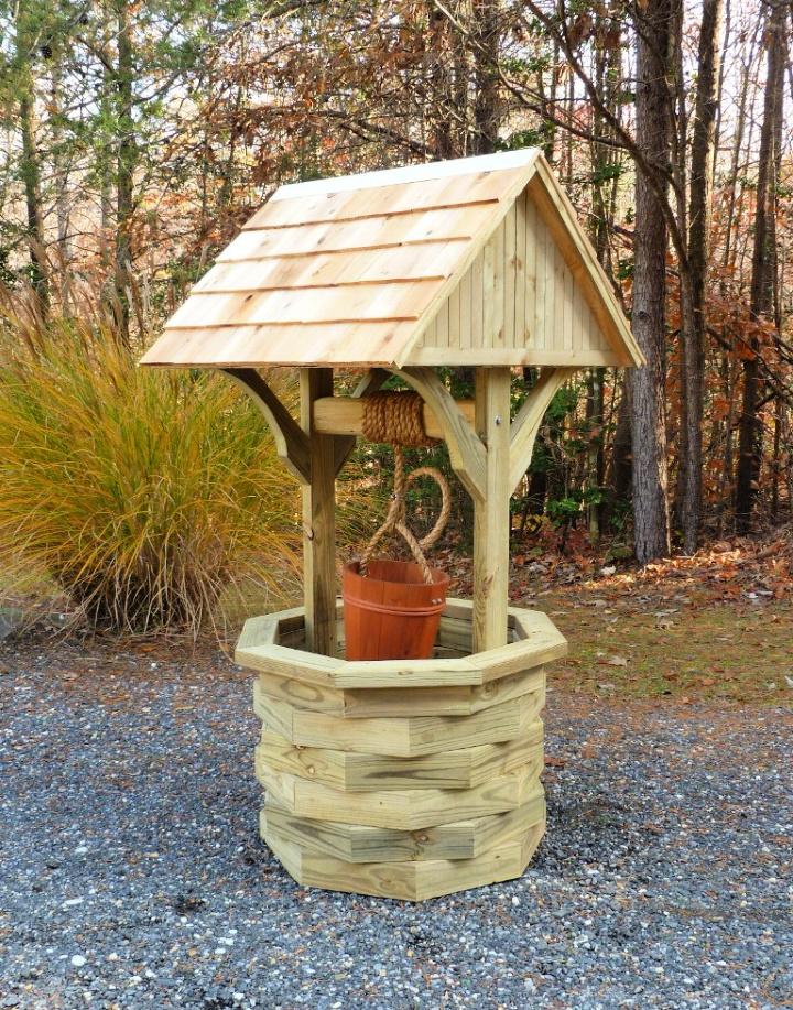 Free 6-Ft Wishing Well Woodworking Plan