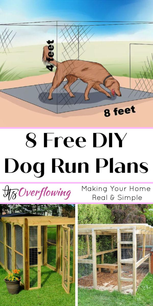 8 DIY Dog Run Ideas and Free Plans