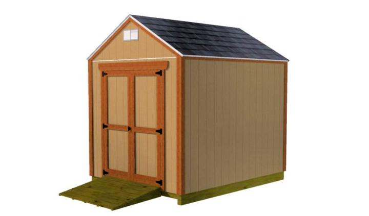 Homemade 8x10 Gable Shed