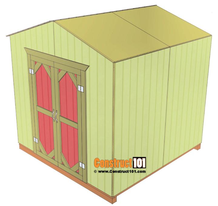 Free 8x8 Shed Building Plan