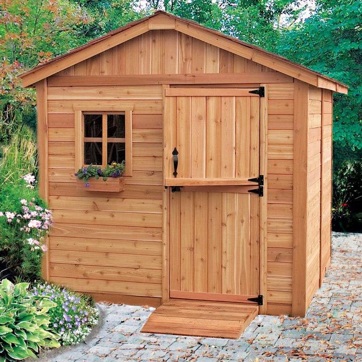 Backyard Storage Shed Doors