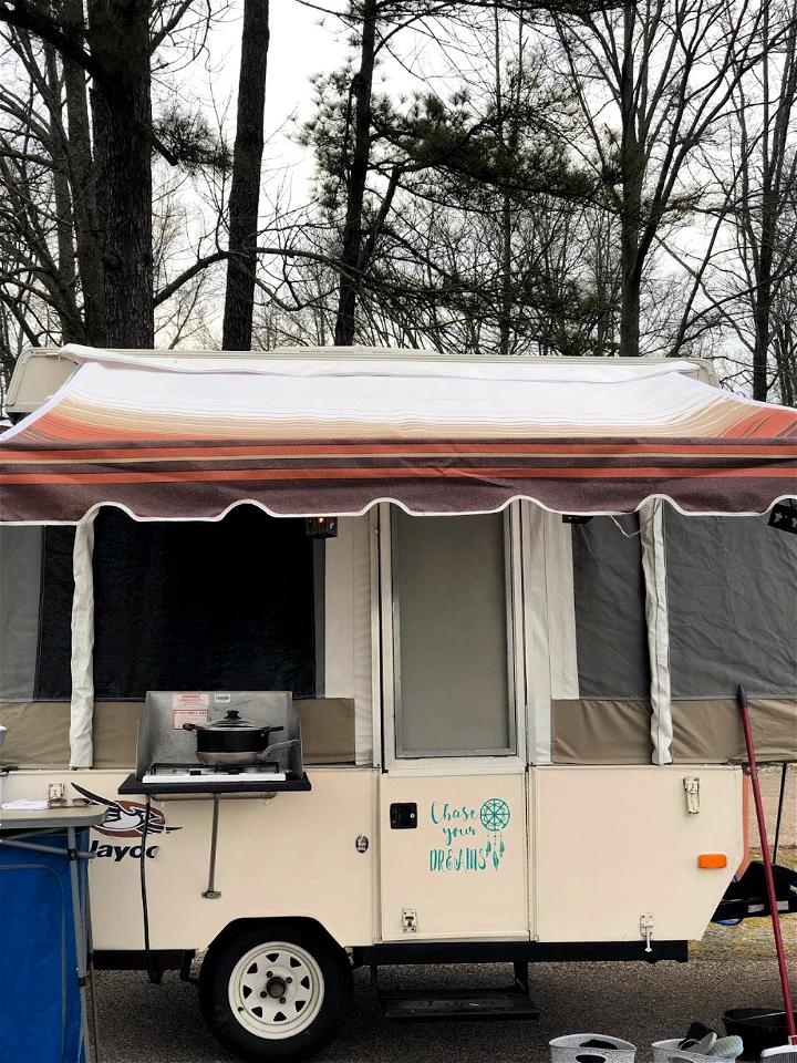 Bag Awning On Your Pop Up Camper