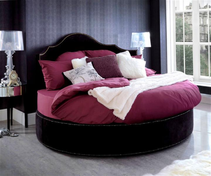 Beautiful Round Bed
