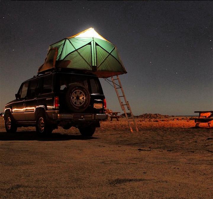 15 DIY Roof Top Tent Ideas for Car, RV, and Camper