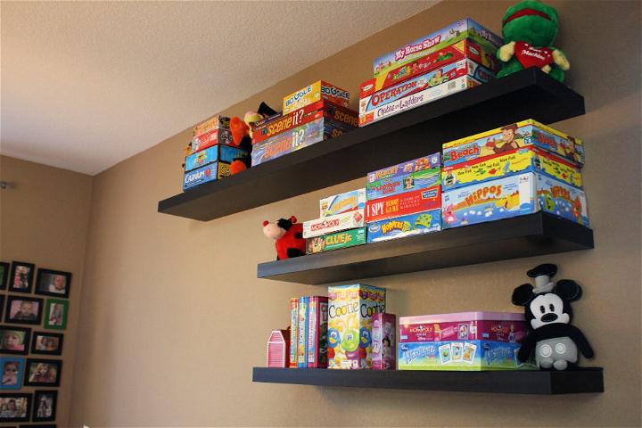 Board Games Wall Shelf