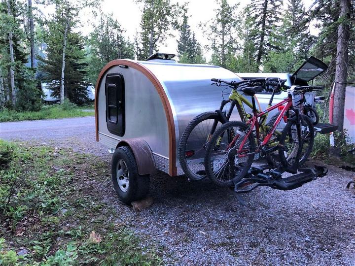 DIY Cedar Beams Teardrop Trailer