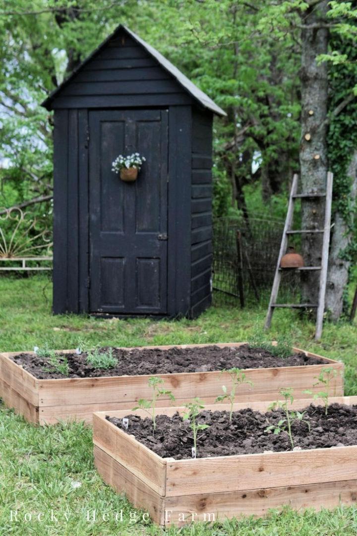 DIY Cedar Raised Vegetable Garden Beds