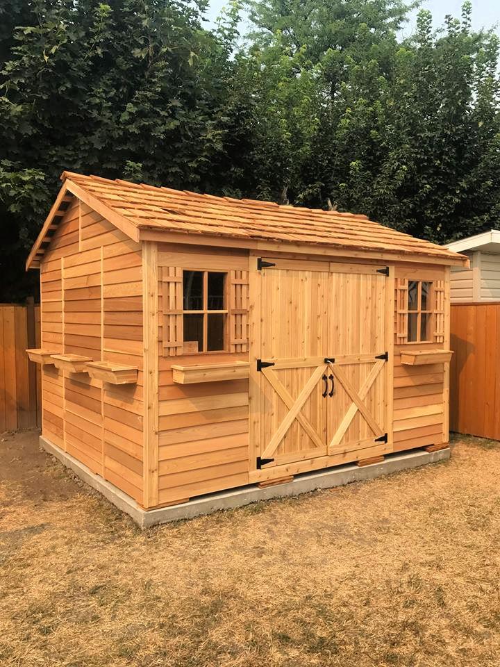 How to Make a Cedar Shed Door