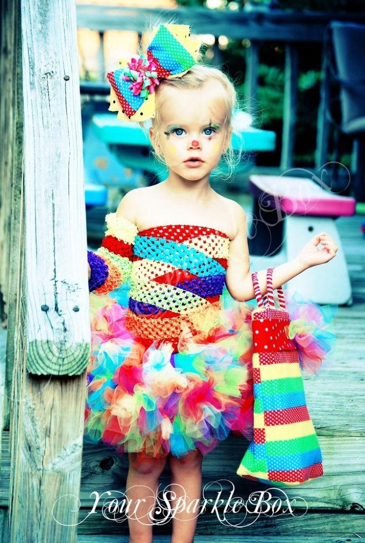 Clown Costume for Little Girl