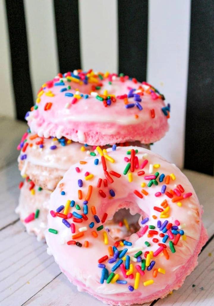 Colorful Doughnut Bath Bombs Recipe