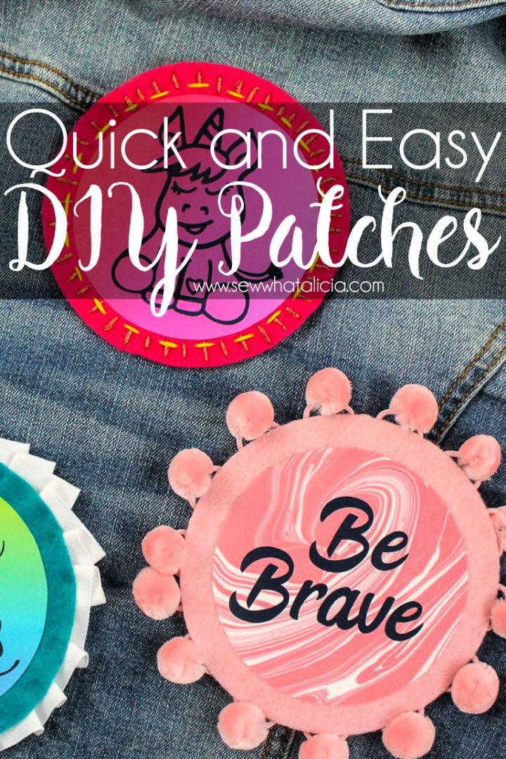 20 Easy To Make DIY Patches In Custom Designs