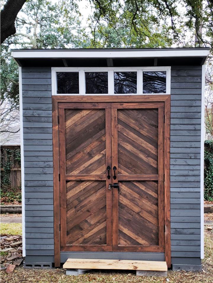 DIY 8×8 Lean to Garden Shed