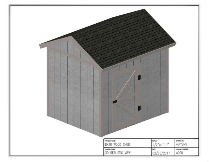 How to Build a 8x10 Shed 