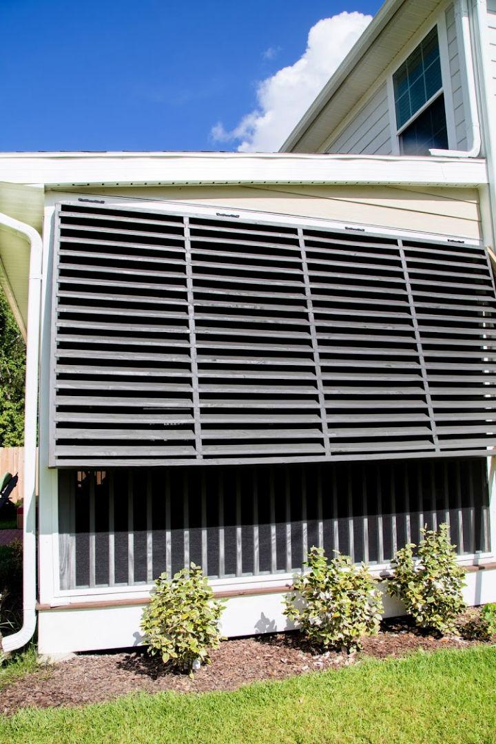 Build Bahama Shutters With Written Instructions