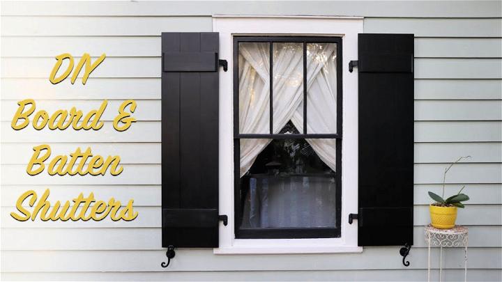 DIY Board and Batten Shutter Project