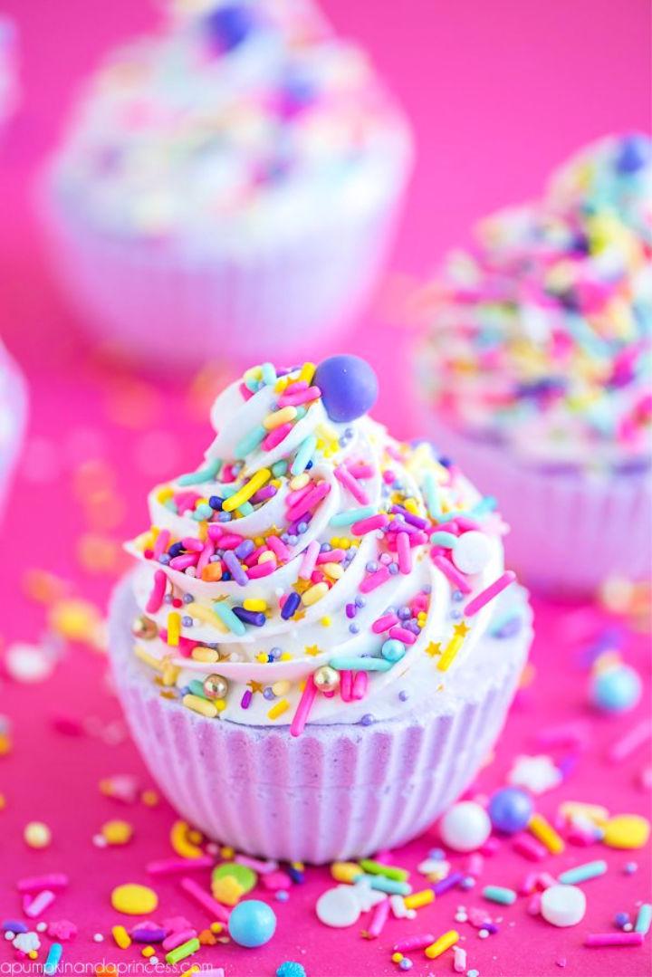 DIY Cupcake Bath Bombs