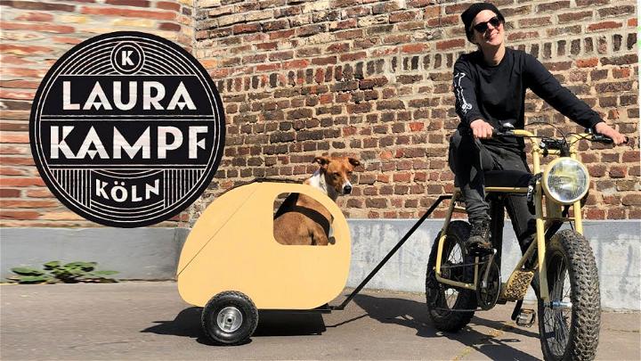 Homemade Dog Bike Trailer Tutorial