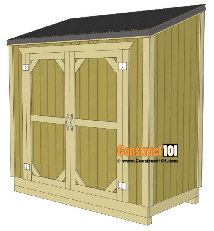 DIY Lean To Shed