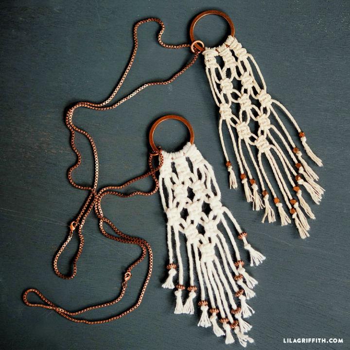 How to Make a Macrame Necklace