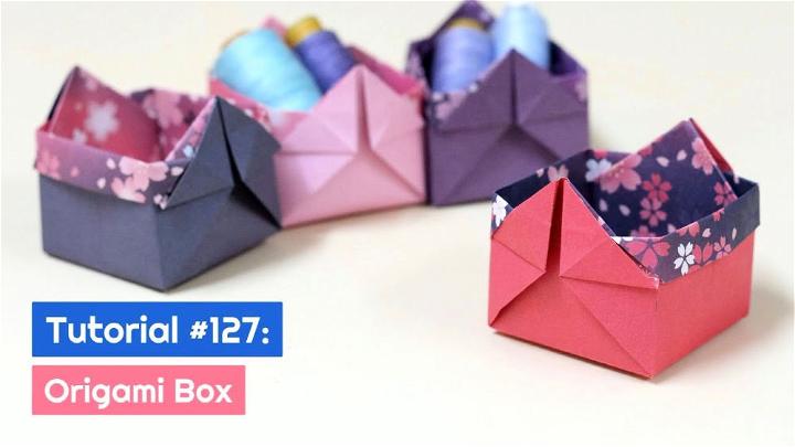 How to Make Origami Box 