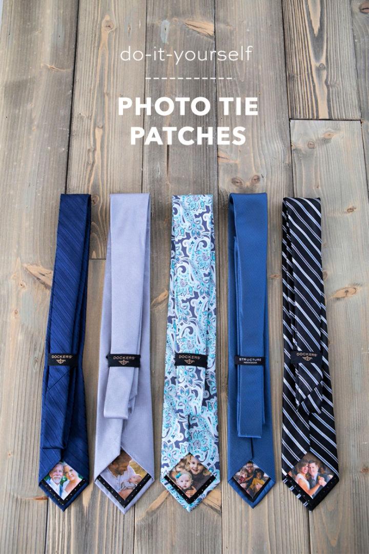  Make Photo Tie Patche for Father’s Day 