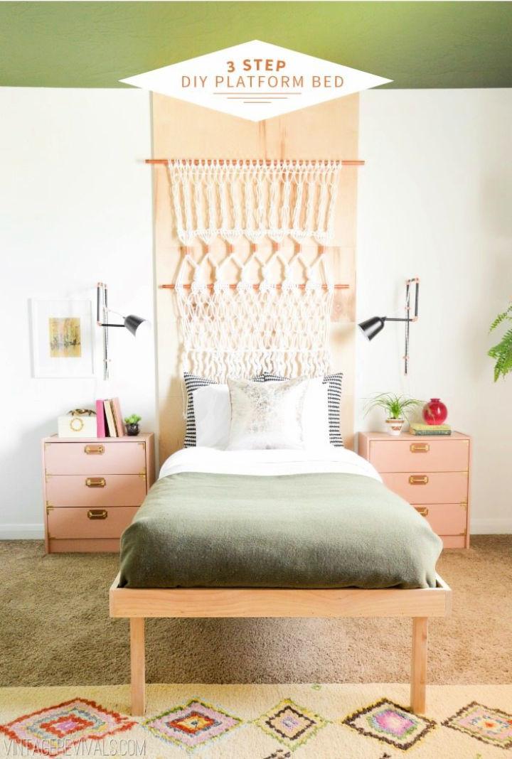 How to Make a Platform Bed In Just 3 Steps