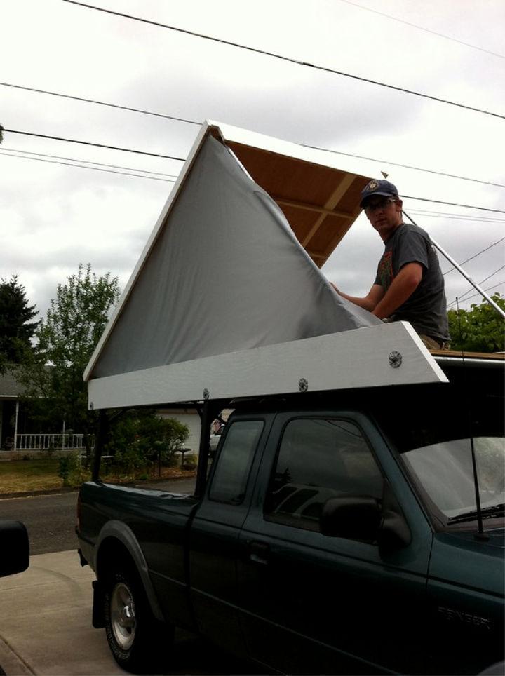 DIY Pop Up Truck Camper